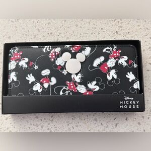 Disney Mickey & Minnie Mouse Bioworld Zip Wallet